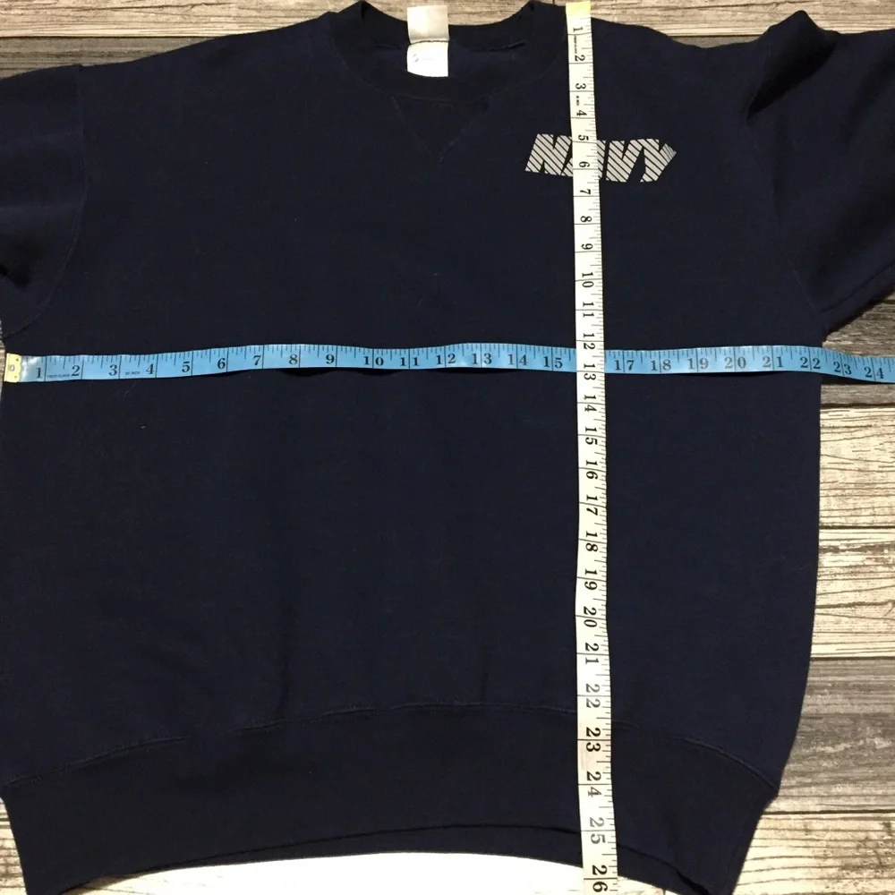 Soffe US Navy Sweatshirt Men’s M Navy Blue Pullover Crewneck Official